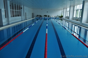 ДОРОЖКИ РАЗДЕЛИТЕЛЬНЫЕ ДЛЯ БАССЕЙНА,  ТУМБЫ СТАРТОВЫЕ,  КРЕПЛЕНИЕ,  ПЛЯЖНОЕ ОГРАЖД #566935