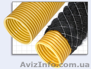 Дренажные гофрированные трубы #585007
