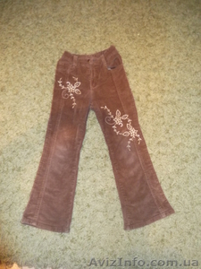 брюки-вельвет для девочки #590399