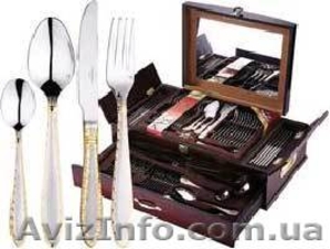 Giakoma Venecia g 5500 Столовый набор дипломат 72 пр.,  дипломат-дерево #562253