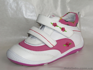 	Кроссовки высокие на липучках Розочки #598224