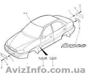 запчасти Daewoo Lanos #569987