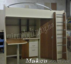 Детская кровать-чердак с рабочей зоной на заказ #574202