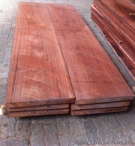 Красное дерево Махагони. Доска обрезная #300126