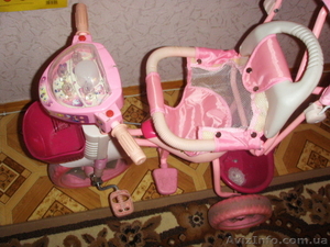 Велосипед детский розовый #593952