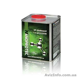 Масло двухтактное для подвесных лодочных моторов Nanoprotec   2T Outboard 1л #581262