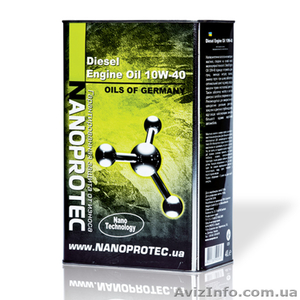 Масло моторное полусинтетическое дизельное Nanoprotec Diesel Engine Oil 10W-40 1 #581213