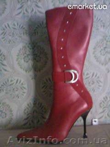 Продам сапоги демисизонние кожанные #582415