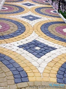 Тротуарная плитка ФЭМ, брусчатка, поребрик, бордюр в Донецке доставка #596019