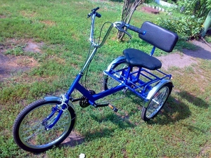 Велосипед трёхколёсный грузовой,  велорикша #1819