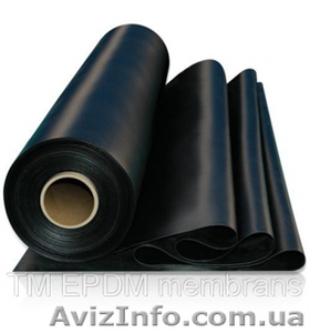 Геомембрана EPDM,  гидроизоляция кровель,  фундаментов,  строительство водоемов #623734