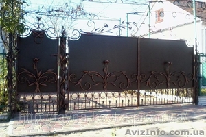 Ковані ворота,  Львів,  Кузня ФАЙНА КОВКА. 5800 грн. #605411