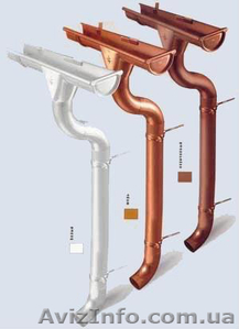 Водосточная система из меди - водосток #620468