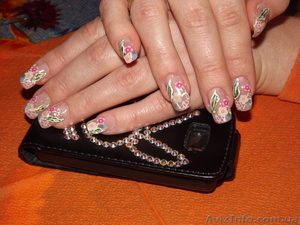 Весеняя АКЦИЯ !!! Наращивание ногтей ФРЕНЧ -150 грн #628909