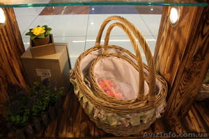 Пасхальные корзины из лозы ,  необыкновенные подставки под яйца - только у нас ! #612102