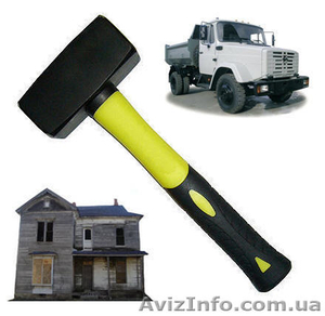 Слом,  снос,  демонтаж ветхих домов,  строений. Вывоз строительного мусора. Донецк. #614248