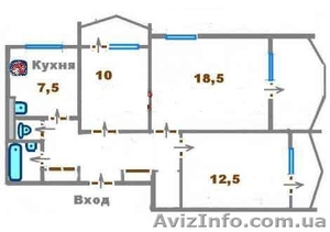 3х комн.кв-ра в Киевском р-не #315801