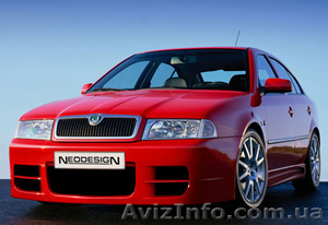 Аэродинамический передний бампер «NEO» Skoda Octavia  #625463