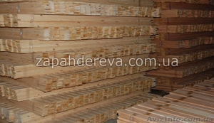 Вагонка деревянная цельная #627991