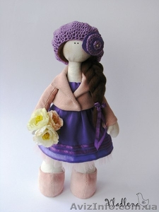 Текстильная кукла ручной работы #619628