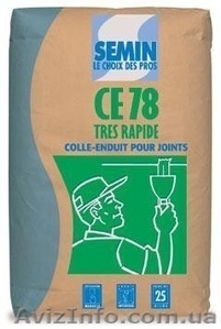 Шпаклевка СЕ 78 TRES RAPIDE создана специально для заделки стыков ГКЛ,  #664316