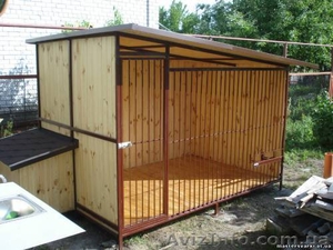 Изготавливаем металлические киоски,  павильоны #648473