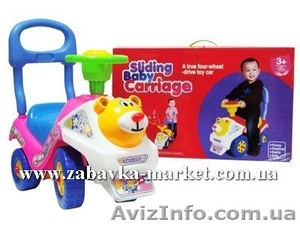 детская машинка-каталка с звуковым сигналом #671905
