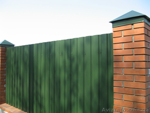 Профнастил кровельный,  стеновой. Забор из профнастила. #646925