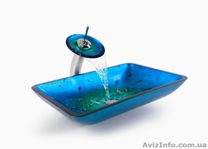 Потрясающие стеклянные умывальники KRAUS #673122