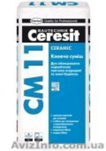 Клеющая смесь см-11 Ceresit  25кг не дорого. #654009
