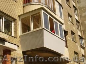 Остекление окна и двери из ПВХ #659725