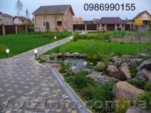 Ландшафтный  дизайнер с бригадой.  #661765