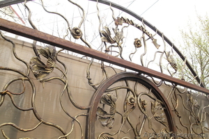 Ворота Mon Amour с эксклюзивной индивидуальной ковкой,  автоматика,  СУПЕР-ЦЕНА!   #650960