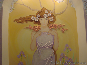 Художественная роспись в интерьере #670918
