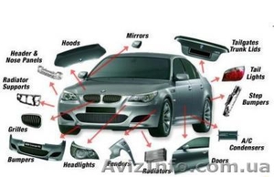  Продам бампер передний задний,  зеркало,  фары,  крыло,  капот и др. кузов   #666454