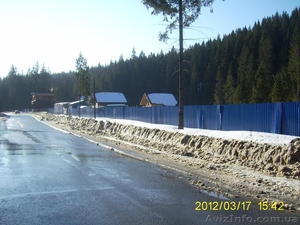 Продам участок  в Карпатах - Паляница,  дорога на