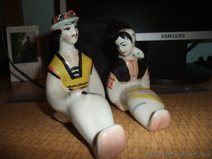 пара гуцулов фарфор  #686608