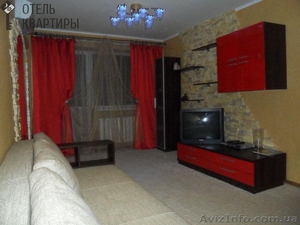 Посуточно,  почасово! 1-к квартира класса – люкс. #675805