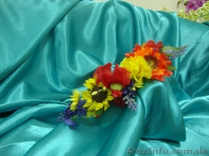 Украинский венок,  венок из цветов, венок из полевых цветов #684148