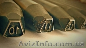 Клейма ударные ручные (цифровые,  буквенные),  штампы. #691319