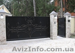 Ворота Днепропетровск ворота откатные распашные ворота  #677004