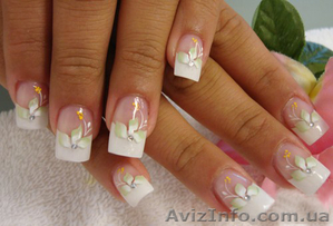 НАРАЩИВАНИЕ  ГЕЛЕВЫХ ногтей,  маникюр,  педикюр.(возле метро) #697580