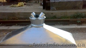 Зонт вытяжной на мангал. Зонт вытяжной на кухню в ресторан,  кафе.Киев. #696657