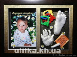 Улитка- изготовление слепков ручек и ножек! #701514