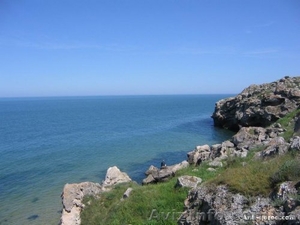 Продается участок вдоль трассы на побережье Азовского моря. #707433