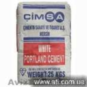 Цемент белый Gimsa 25кг в Одессе #704853