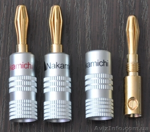 Бананы Nakamichi для акустического кабеля. #703507