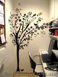 Рисунок на стене станет украшением именно Вашего интерьера #706275