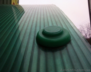 Прозрачная кровля из поликарбоната #706003