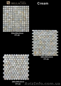 Мозаика мраморная, перламутровая, Венецианская #721443